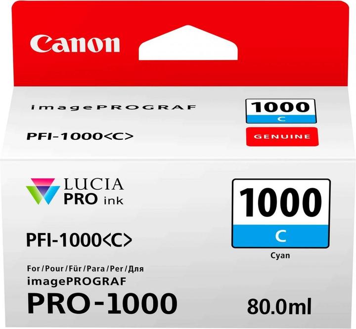 Energy Label Canon Pfi-1000c (C)