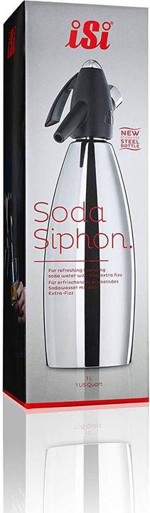 Actual product image Kisag Soda Siphon iSi Inox 1.0Liter (1 l)