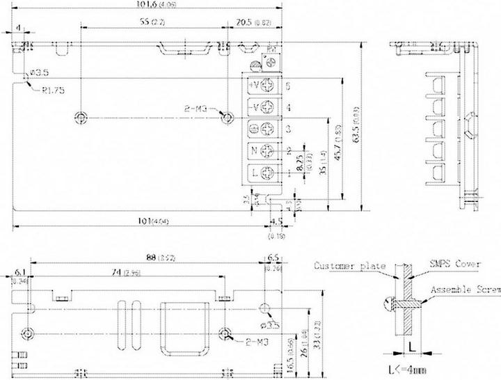 Produktbild TracoPower Netzteil Schaltmodus 12 V 3 A 36 W