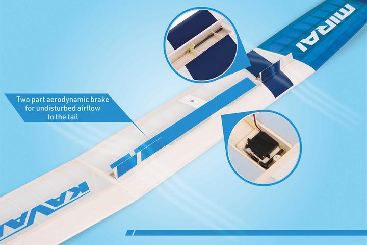 Produktbild Kavan mirai v-tail segler kit holzbausatz (Segelflugzeug)