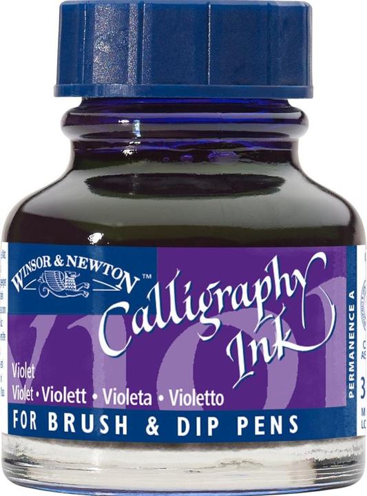 Actual product image Winsor & Newton Calligraphy Ink 30Ml Violet 688 (Violet)