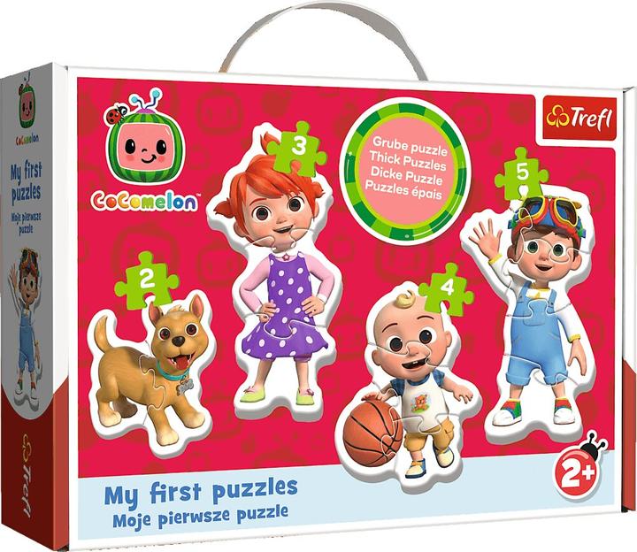 Productafbeelding Trefl Babypuzzel Cocomelon 4in1 (2,3,4,5 stuks) (14 onderdelen)