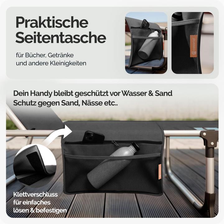Actual product image Casaria Sun lounger (210 cm)