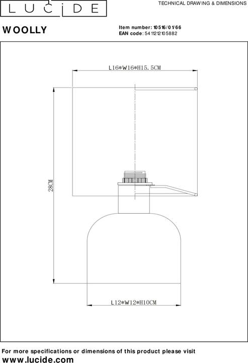 Produktbild Lucide Woolly (E14)