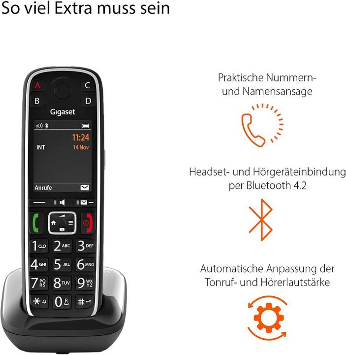 Produktbild Gigaset E720 HX schwarz