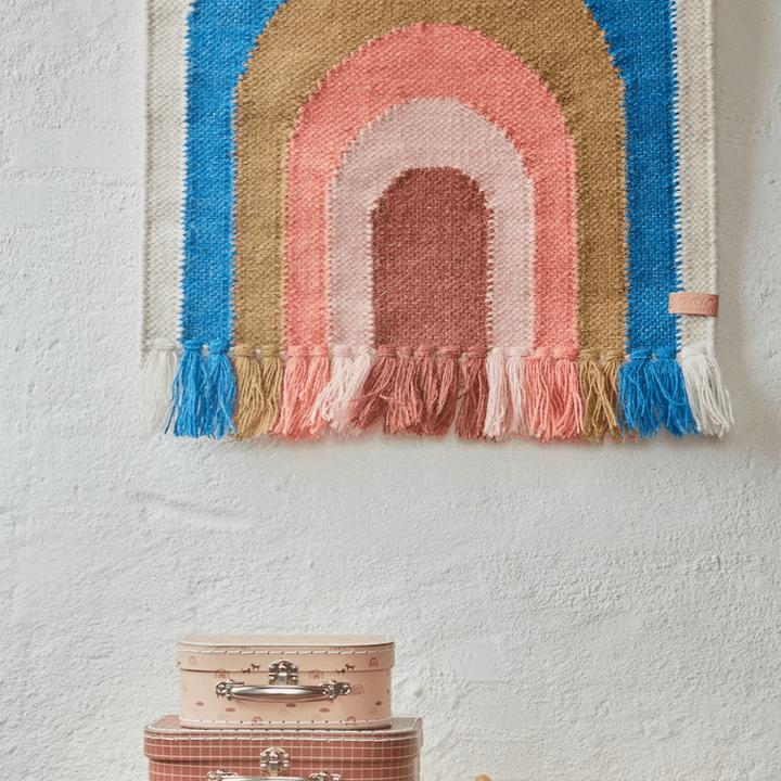 Image du produit Oyoy Panneau mural The Rainbow mini bleu (8 x 8 x 64 cm)