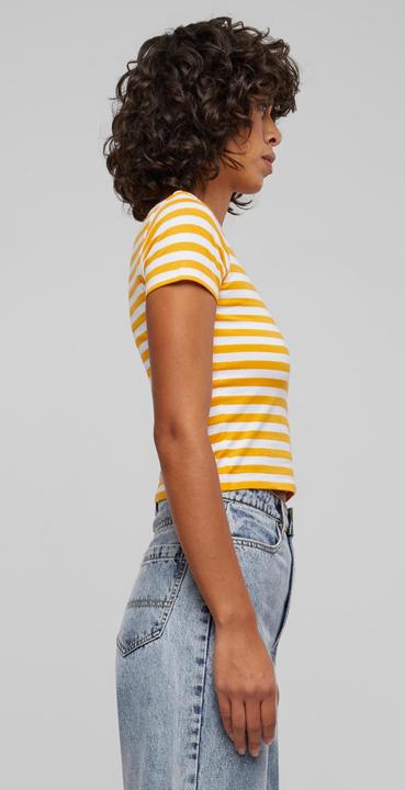 Produktbild Urban Classics Ladies Short Striped Tee - 142651 (4XL)