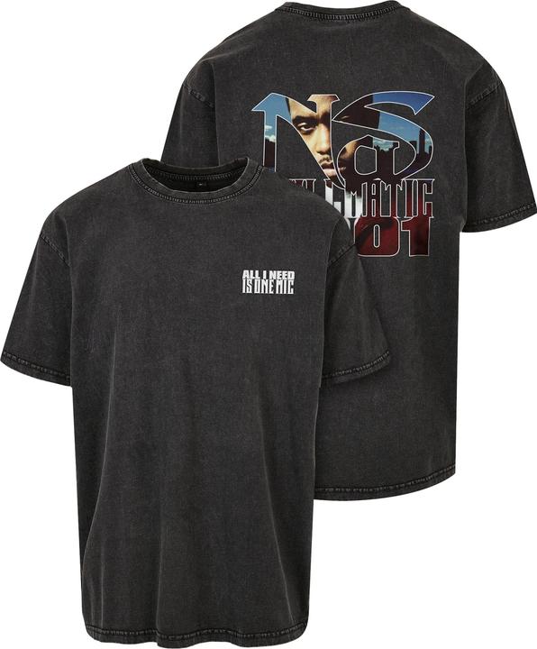 Actual product image Mister Tee Nas Stillmatic Acid Washed Oversize Tee - 89293 (S)