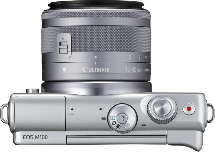Produktbild Canon EOS M100 Kit - Import (15 - 45 mm, 24.20 Mpx, APS-C / DX)