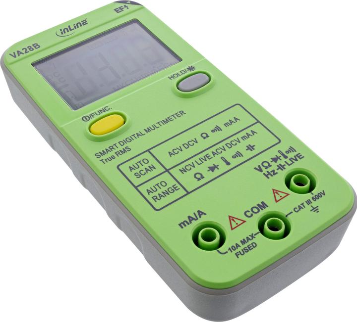 Actual product image InLine Multimeter with auto-range and autoscan, pocket size (CAT III 600V)
