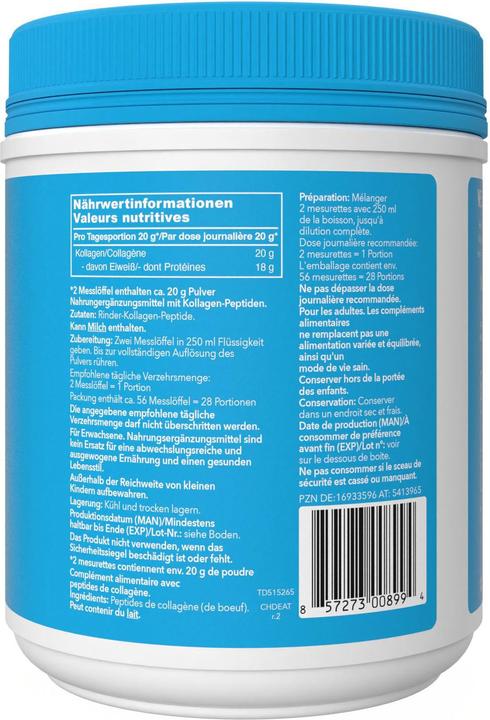 Nutritional values and ingredients Vital Proteins Collagen Peptides (1 Piece, Powder, 567 g)
