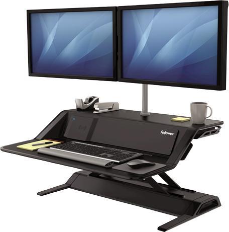 Immagine prodotto Fellowes Telaio da seduta e in piedi Lotus DX Black