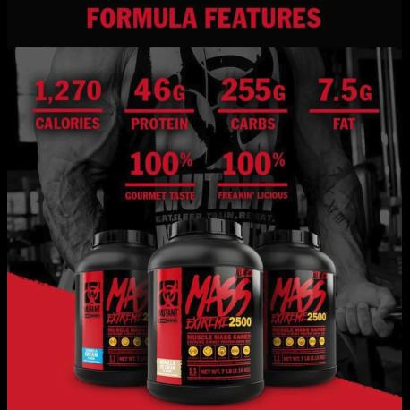 Actual product image Mutant Mass XXXtreme 2500 (Vanilla, 1 pcs., 5500 g)