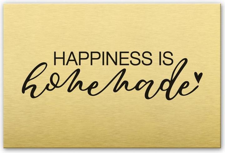 Produktbild Trenddeko Happiness is homemade (40 x 60 cm)