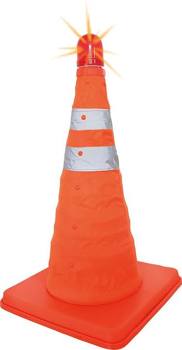 Image du produit HP Autozubehör Cône de signalisation hauteur 390 mm pliable, avec housse nylon poids 0,51 kg, 25 x 25 cm