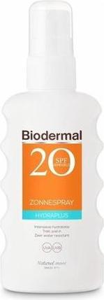 Actual product image Bioderma Biodermal Sunscreen - Hydraplus Sun Spray - Sunscreen Spray With Spf 20 - 175ml (Sun spray, SPF 20, 175 ml)