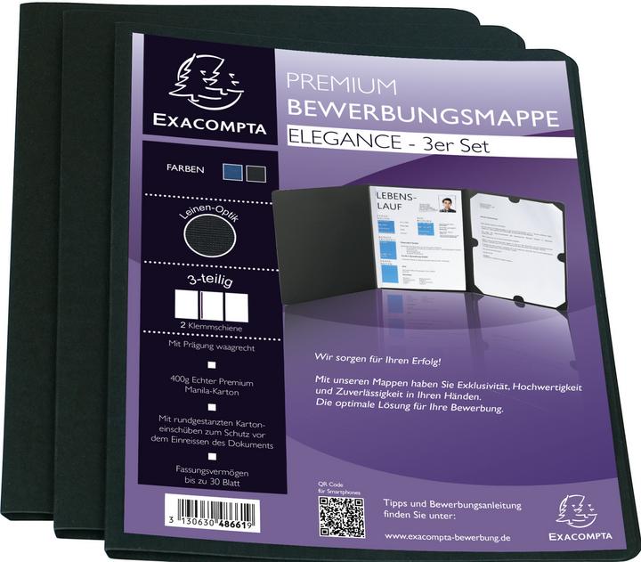 Image du produit Exacompta Sets de dossiers de candidature (A4, 1 x)