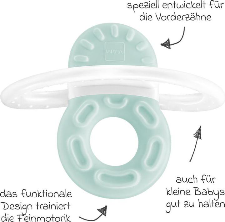 Produktbild MAM Beissringe & Zahnungshilfen Beissring Bite & Relax Phase 1 - MInt