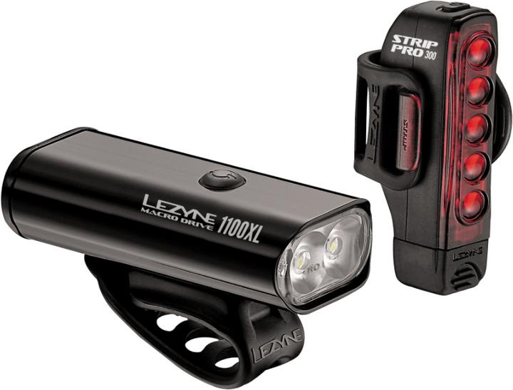 Actual product image Lezyne Macro Drive 1100XL / Strip Pro (1100 lm, 300 lm)