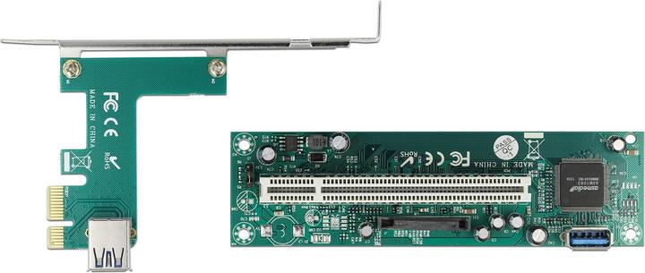 Produktbild Delock Riser Karte PCI Express x1 zu 1 x PCI 32 Bit Slot mit 60 cm Kabel