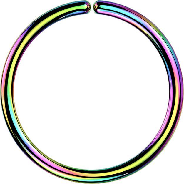 Produktbild Star Piercing Micro Piercing Ring farbig (ohne Messing, Titan G23)
