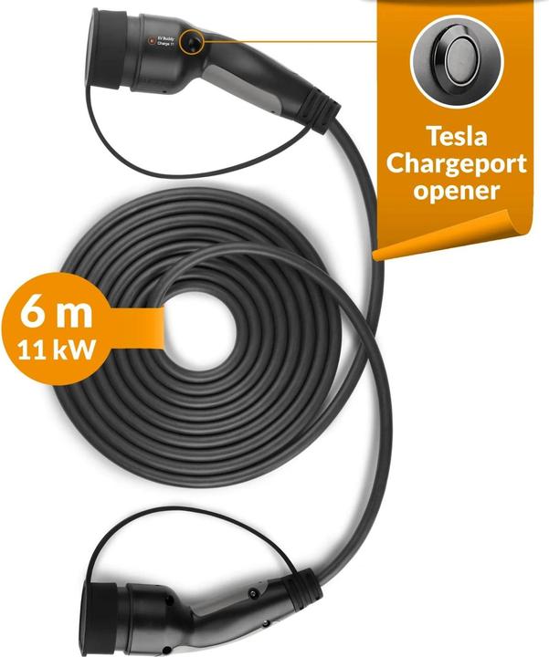 Image du produit Ev Buddy Charge 11 Tesla Edition (Type 2, 11 kW, 16 A, 6 m)
