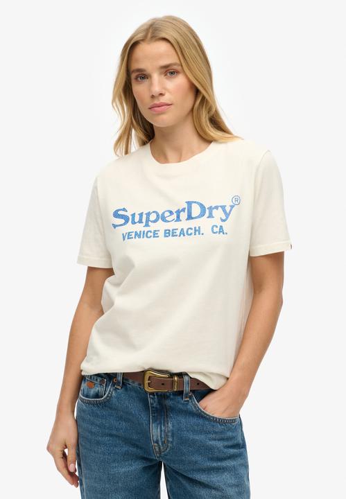 Actual product image Superdry Venue Metallic Relaxed Tee (8)