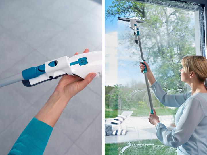 Actual product image Leifheit Nemo Click window and bathroom vacuum cleaner