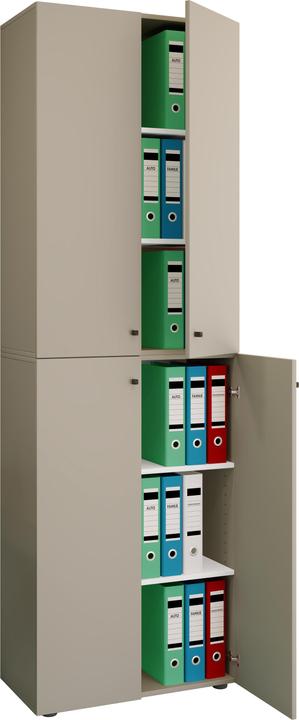 Produktbild VCM Büroschrank Aktenschrank Lona 6fach (70 x 40 x 220 cm)