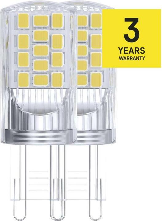 Produktbild Emos LED Lampe Classic JC / G9 / 4 W (40 W) / 470 lm / Neutralweiss (G9, 4 W, 470 lm, 2 x, E)