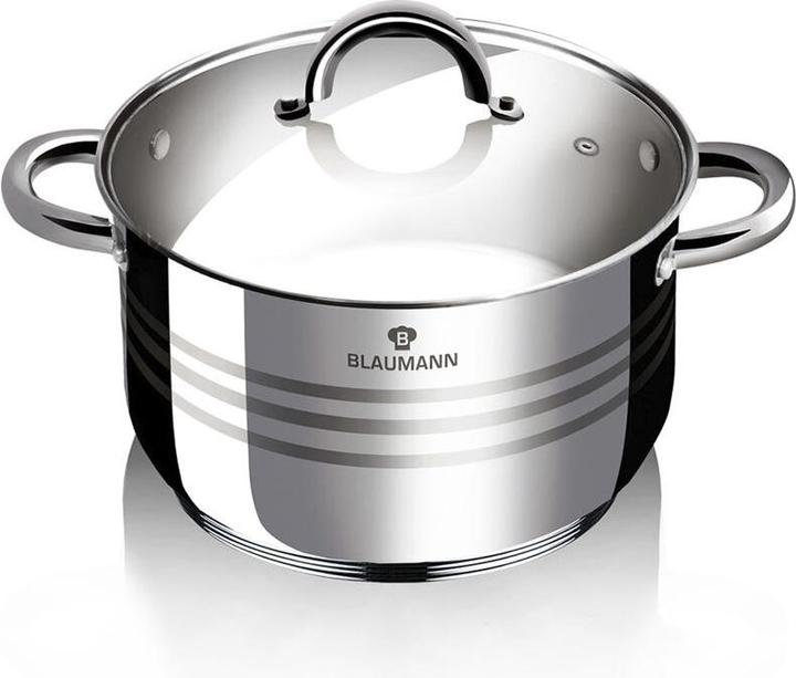 Produktbild Blaumann Kochtopf mit Deckel 7.6L Ø 26cm Gourmet Line (26 cm, Kochtopf, Edelstahl)