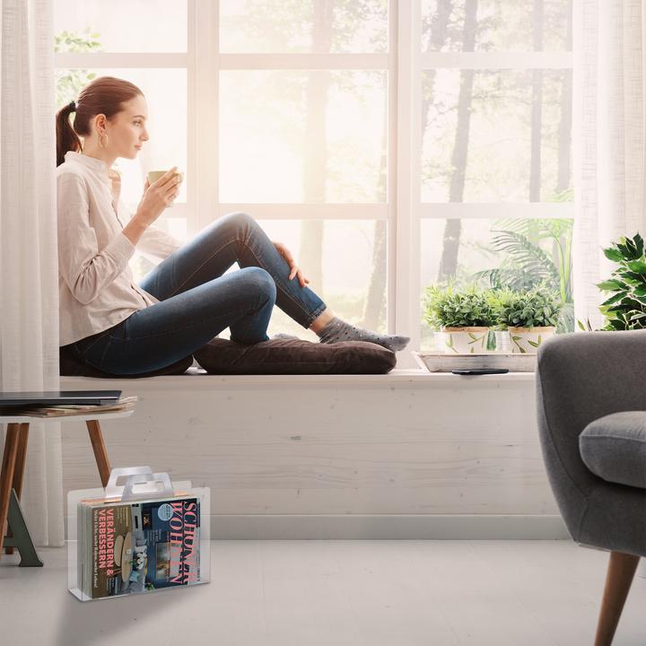 Productafbeelding Relaxdays Krantenrek (33 x 10 x 29 cm)