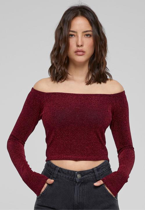 Immagine prodotto Urban Classics Ladies Off Shoulder Glitter Longsleeve (XL)