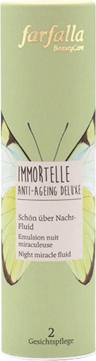 Actual product image Farfalla IMMORTELLE Anti-Aging Deluxe Beautiful Overnight Fluid (30 ml, Face fluid, Night cream)