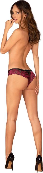 Image du produit Obsessive Rosenty Slip Schwarz/Lila (L, XL)