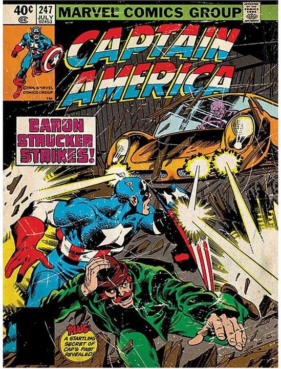 Image du produit Captain America - Impression sur toile BARON STRUCKER STRIKES (80 x 60 cm)