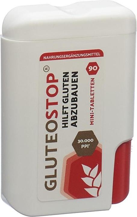 Image du produit Gluteostop Chrisana GluteoStop aide à réduire le gluten 90 mini-comprimés. (90 pièce(s), Cachets, 25 g)