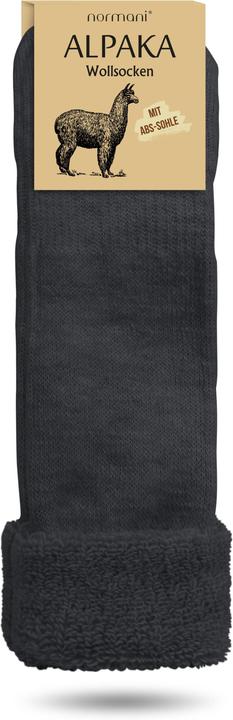 Actual product image Normani Alpaca wool socks with ABS print (Single pack, 35 - 38)