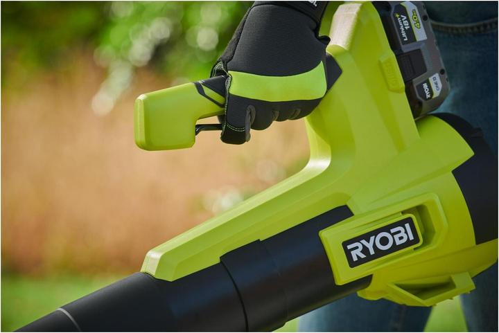 Actual product image Ryobi Cordless leaf blower 18 V, 160 km/h, without battery and charger (Rechargeable battery operated, Leaf blower)