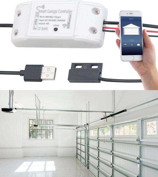 VisorTech WLAN-Garagentor-Steuerung mit App (Türgriff)