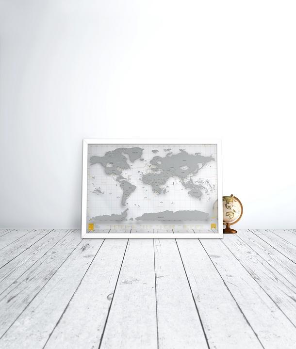 Produktbild Luckies Scratch Map (60 x 82 cm)
