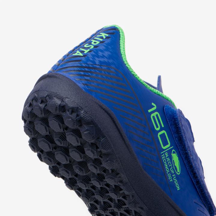 Image du produit Kipsta Chaussures de football à crampons pour enfants avec fermeture velcro - 160 Easy Turf bleu (29)