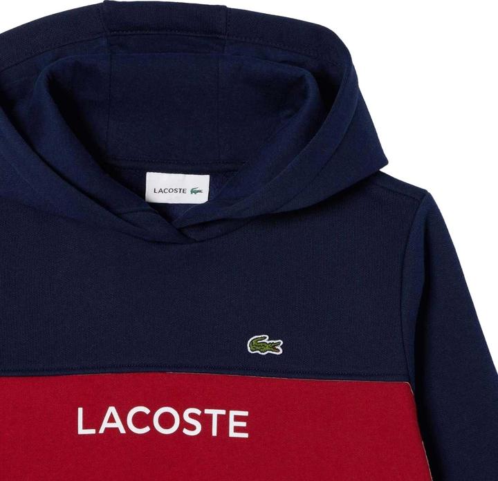 Immagine prodotto Lacoste Felpa con Cappuccio Blocchi di colore Bambini (104)