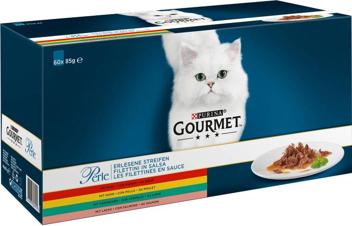 Gourmet Pearl Exquisite Stripes (Senior, Adult, 60 pcs., 5100 g)