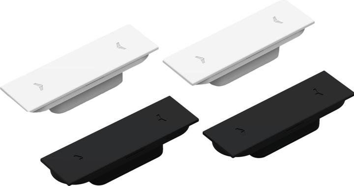 Produktbild Rieffel Türmagnet Magnotica Pro SE, 73 x 22 mm, Abdeckkappe rechteckig, Zamak schwarz