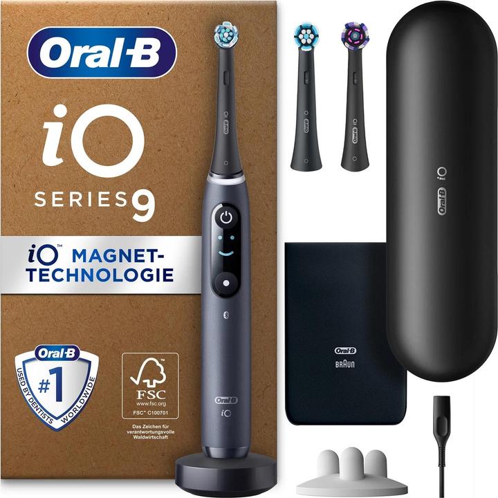 Braun Oral-B iO Series 9 Plus Edition Black Onyx (Oszillierende Zahnbürste)