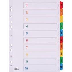 Produktbild Office Depot Register A4 10-teilig Mehrfarbig 11-fach