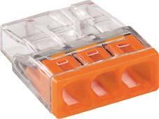Image du produit Magni Borne de jonction Wago VDE Wago-COM. 3x0,5-2,5qmm or. 6pcs