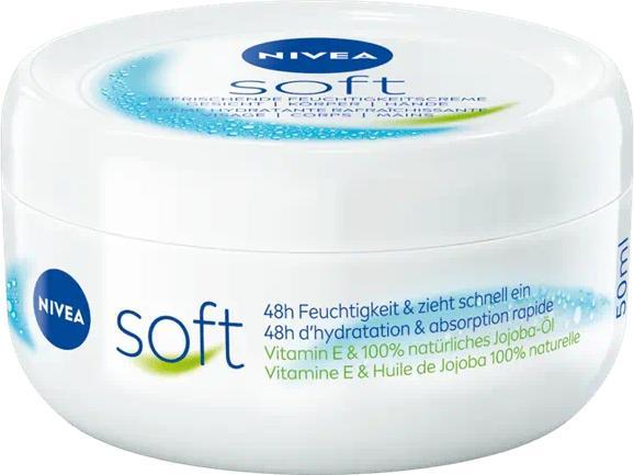 Produktbild NIVEA Soft Feuchtigkeitscrème (Körpercreme, 50 ml)