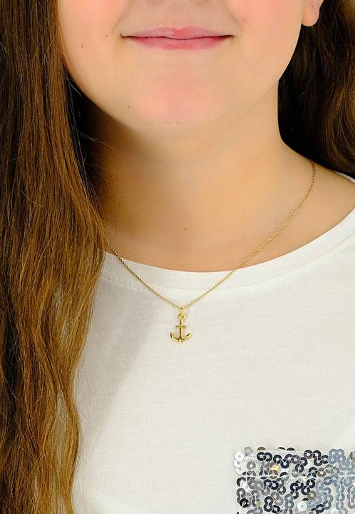 Image du produit Muau Pendant anchor yellow gold 750, 21x11mm (Or jaune 750/18K)